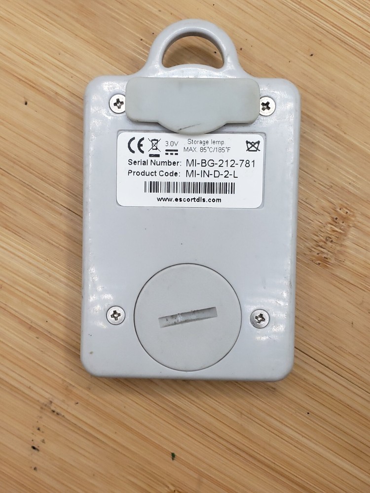 Escort Mini Temperature Logger -40 to +70c Untested for parts
