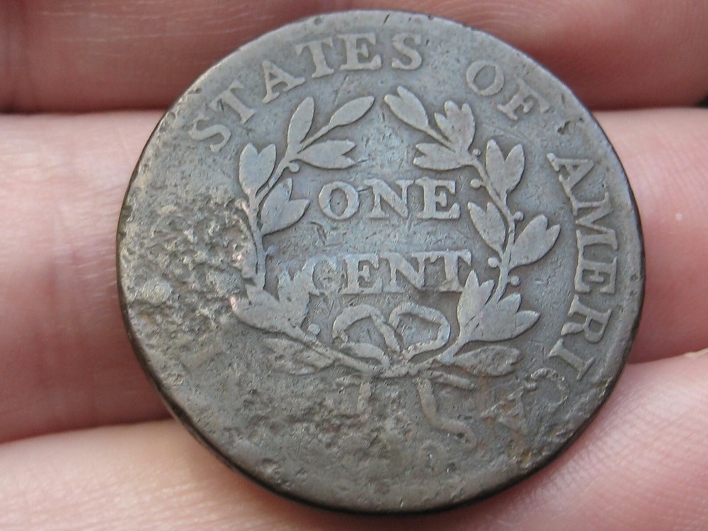 1807 Draped Bust Large Cent Penny- About Good Details
