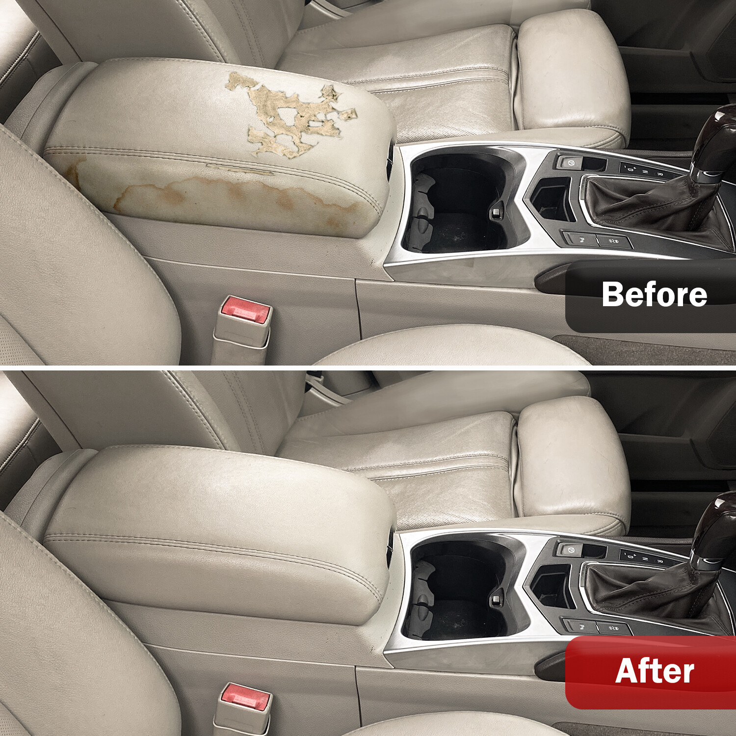 Middle Console Armrest Replacement Cover Beige Tan for Cadillac SRX 2010-2016