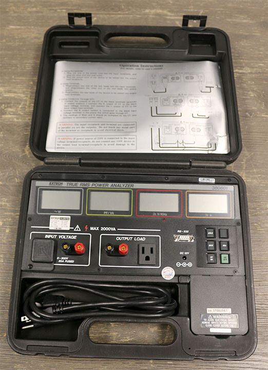 Extech 380801 True RMS Single Phase Power Analyzer