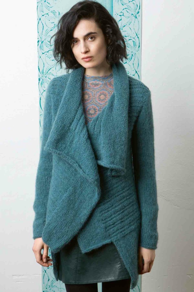 Jacket - Long Yarns Malou Light - Modellpaket-Strickpaket Holder With