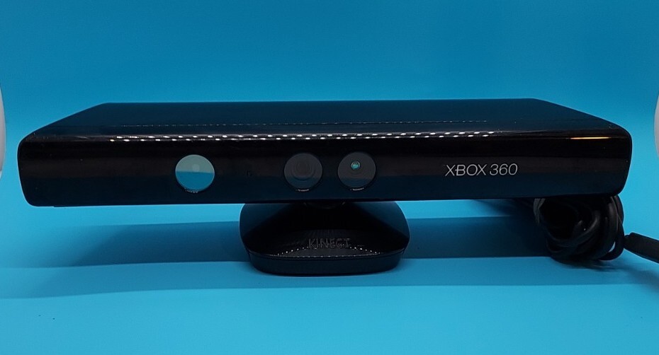 XBOX 360 KINECT • Microsoft SLR Motion Sensor Bar Attachment Black With Cord