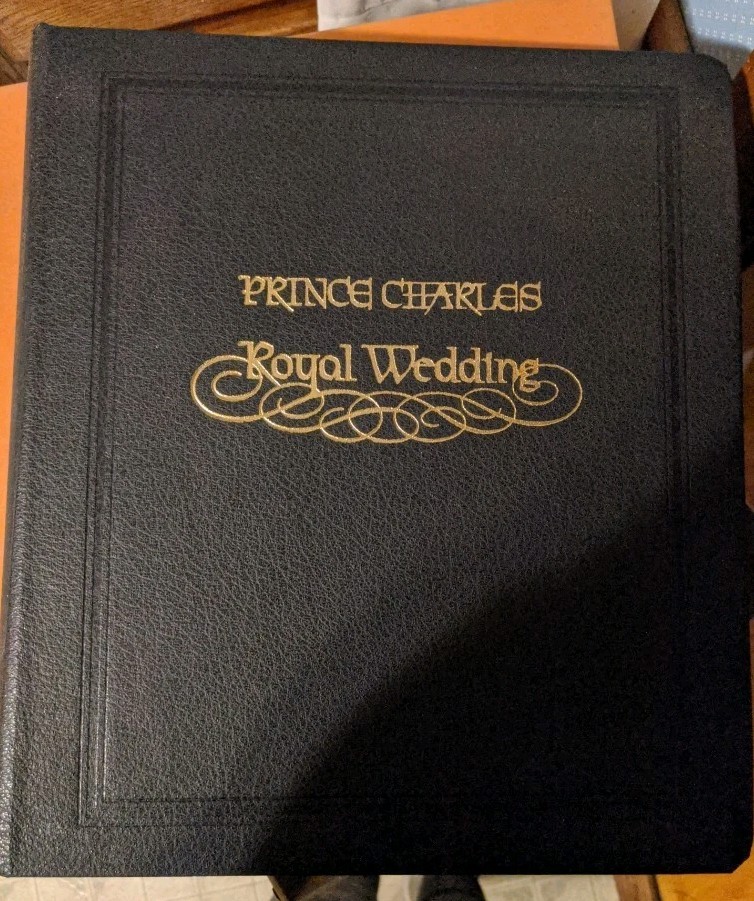 White Ace Historical Binder Prince Charles Royal Wedding