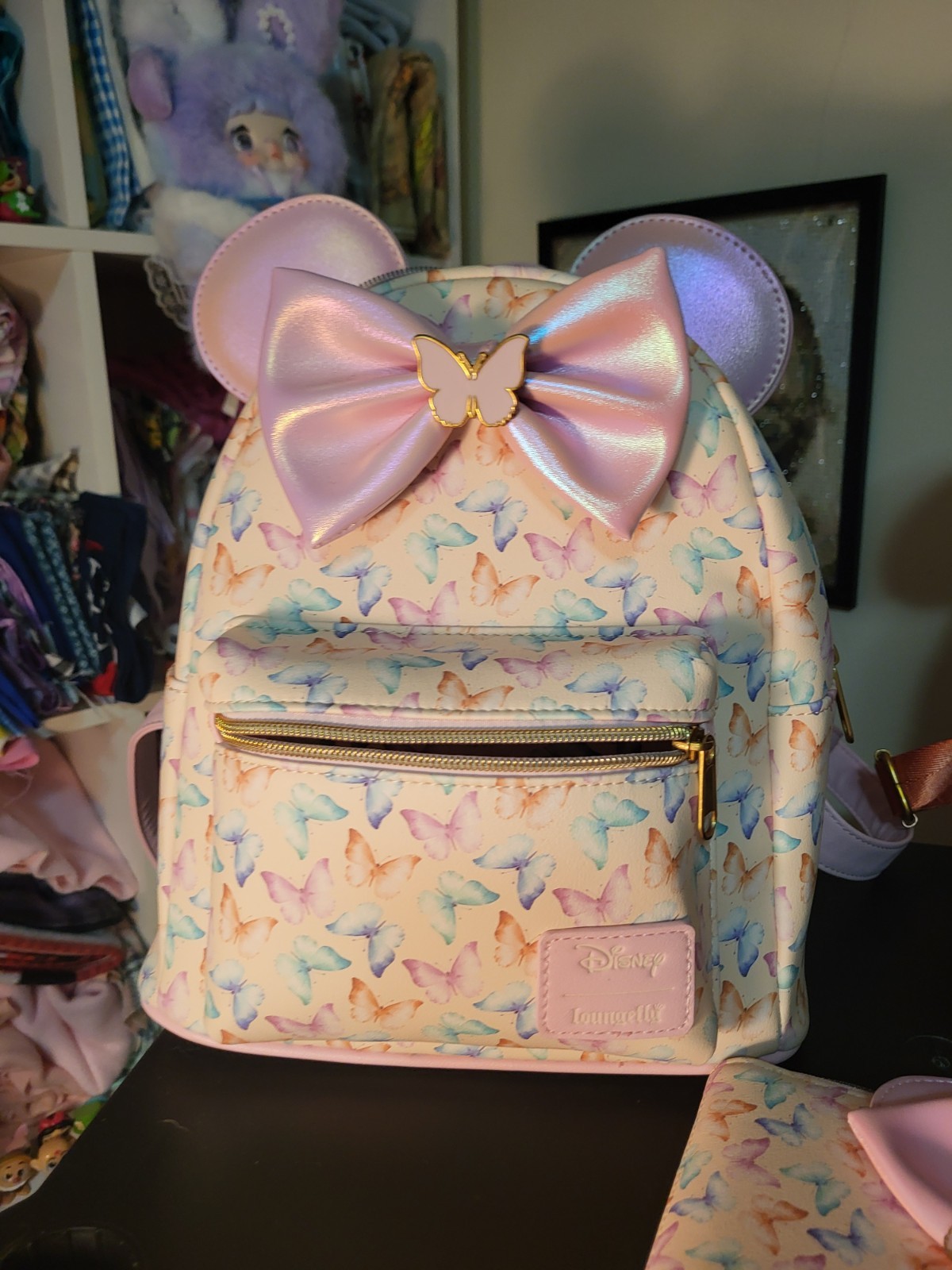 Loungefly Disney Butterfly Backpack And Wallet Set. NWOT