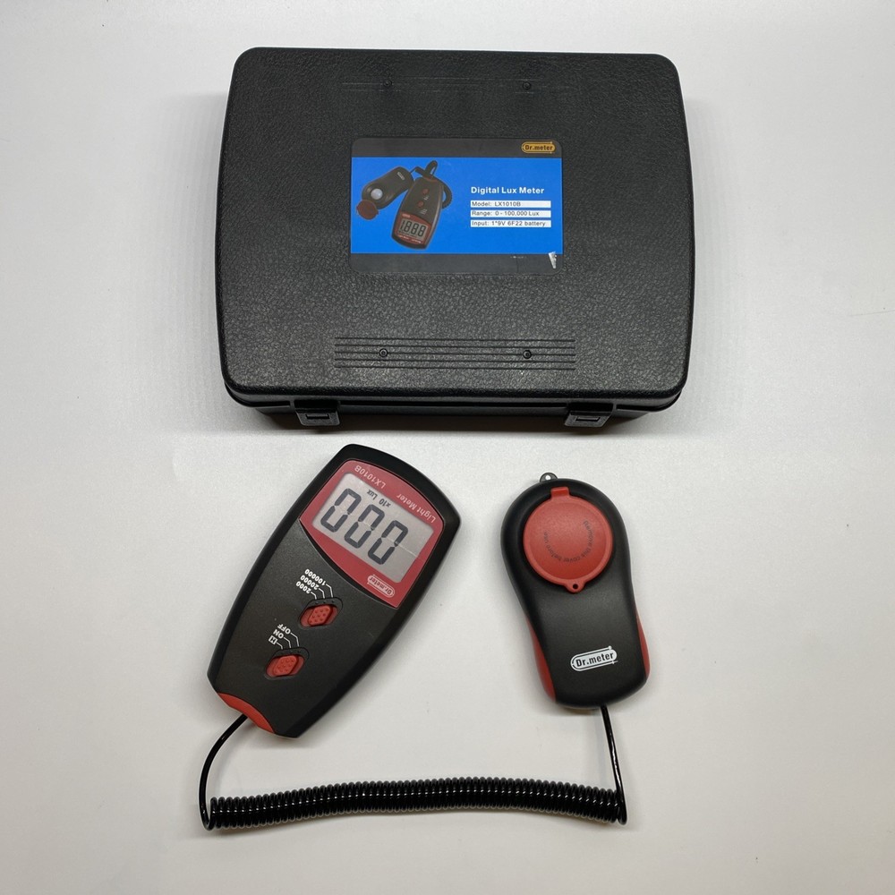 Dr. Meter Digital Lux Meter w/ Case