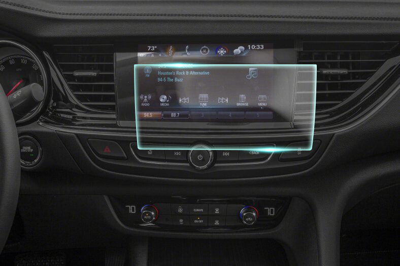 Crystal Clear Screen Protector for 2019 Buick Regal Vehicle Navigation