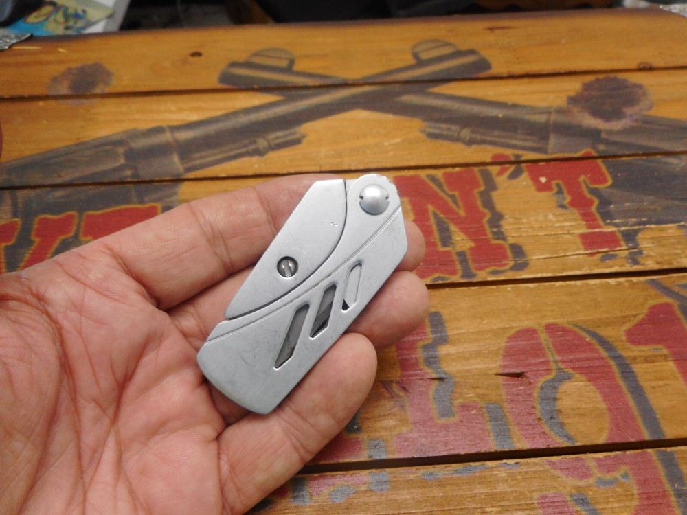 Gerber EAB Lite Knife Liner Lock Plain Edge Replaceable Blade