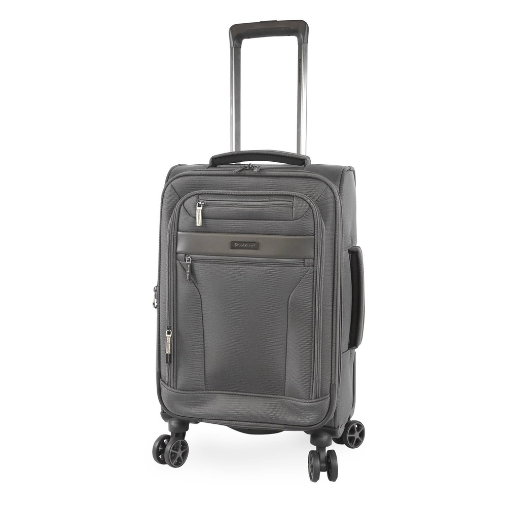 Harbour 30-in Softside Large Checked Expandable Spinner Luggage, Dark