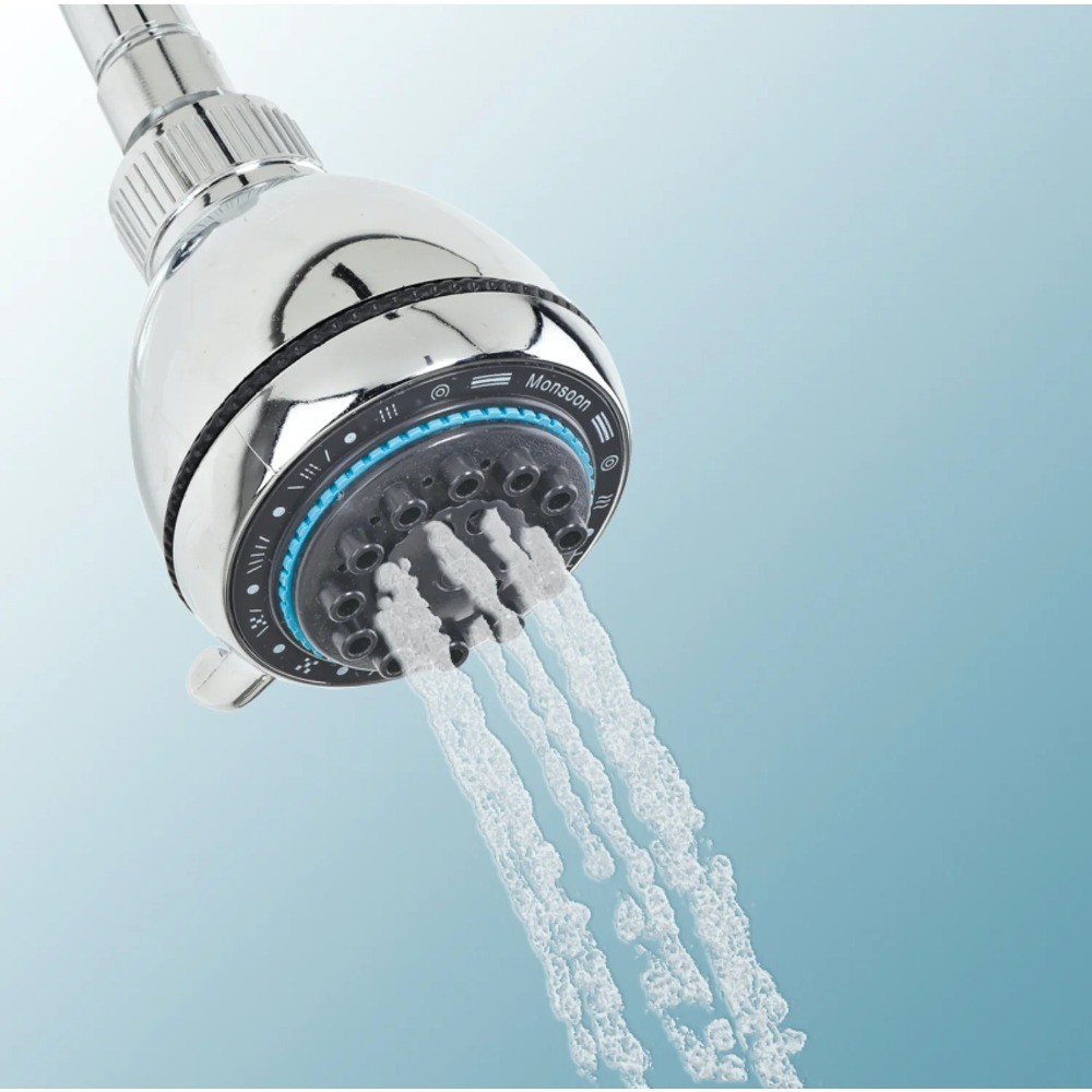 Deluxe 8 Function High Pressure Shower Head with Multiple Spray Modes