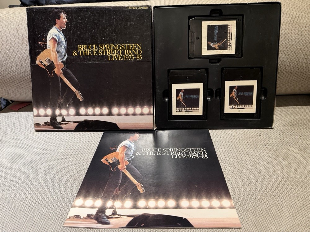 Bruce Springsteen Live 1975-85 RARE 8-Track Version READ