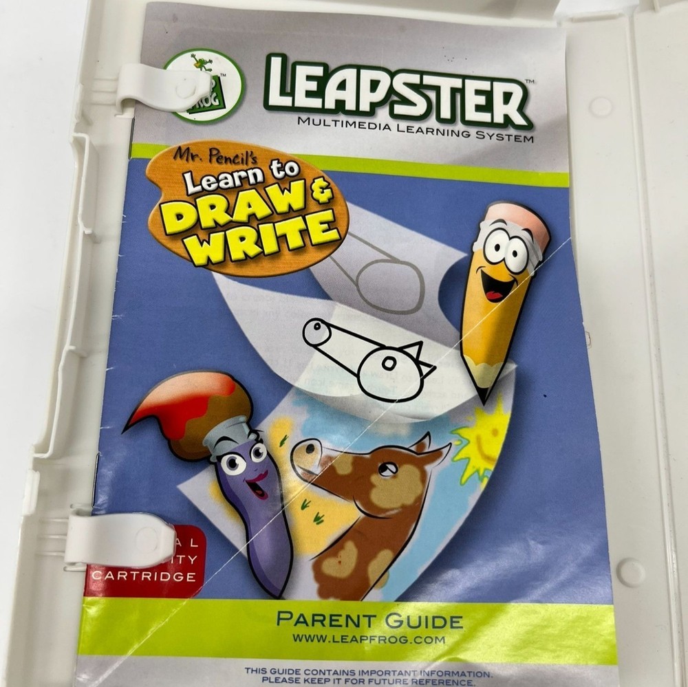 Leapster Mr. Pencils Learn To Draw & Write Learning Game