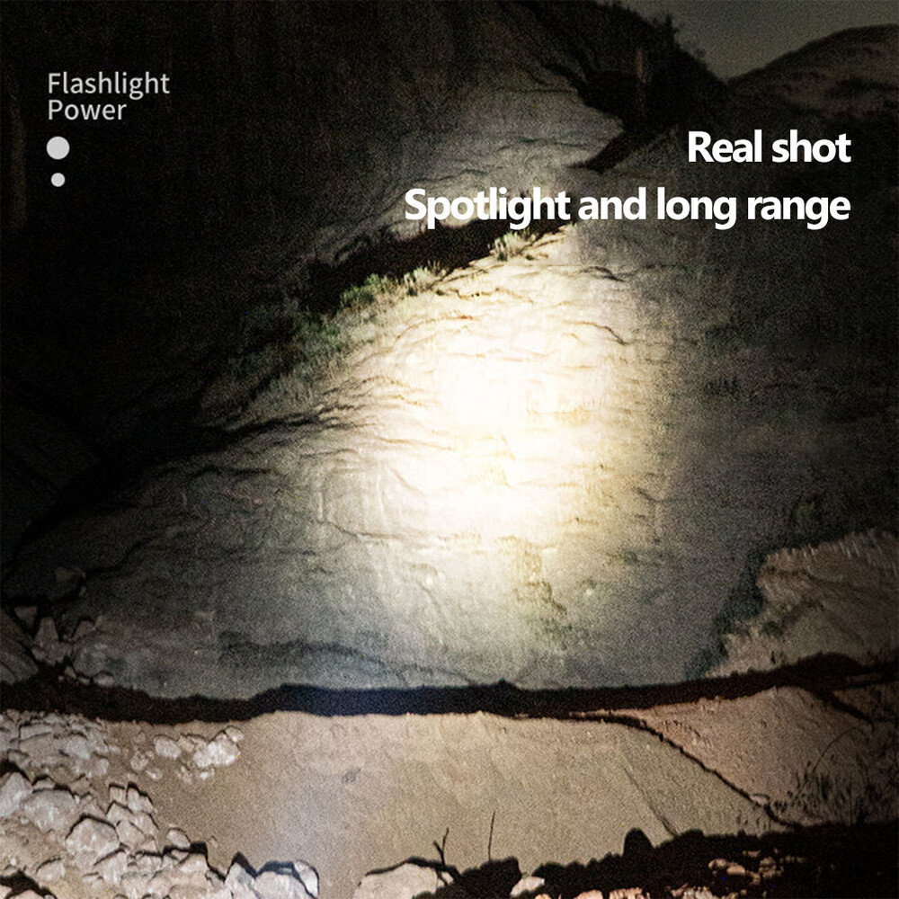 Rechargeable Spotlight Flashlights LED Super Bright Handheld 9000000 High Lumens