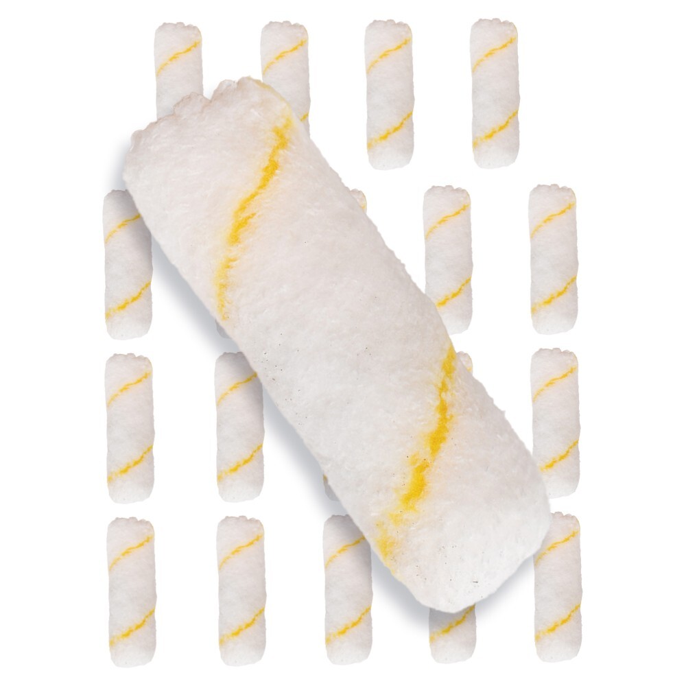 Pro Grade 4" Mini Paint Rollers Cover Set Wall Painting Roller Naps