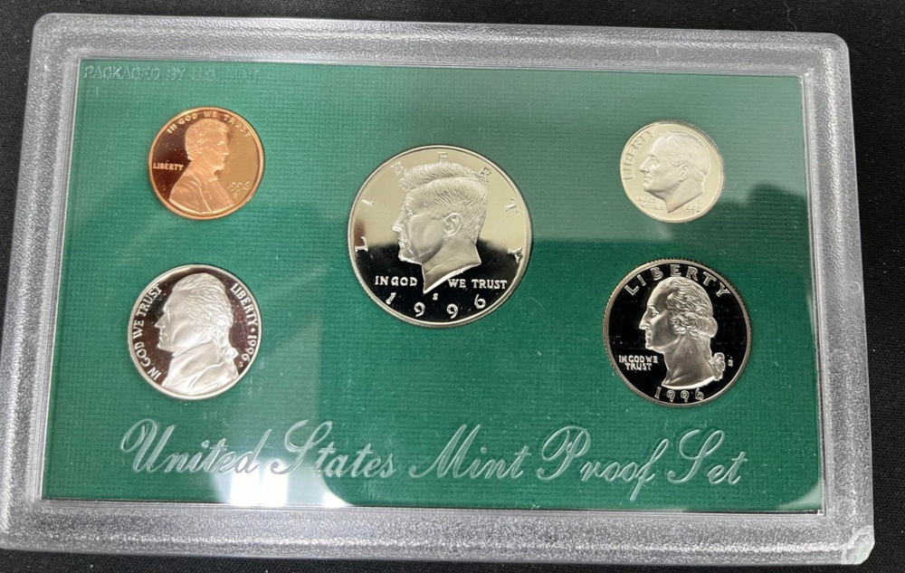 1996 Clad Proof Set U.S. Mint Original Government Packaging with COA