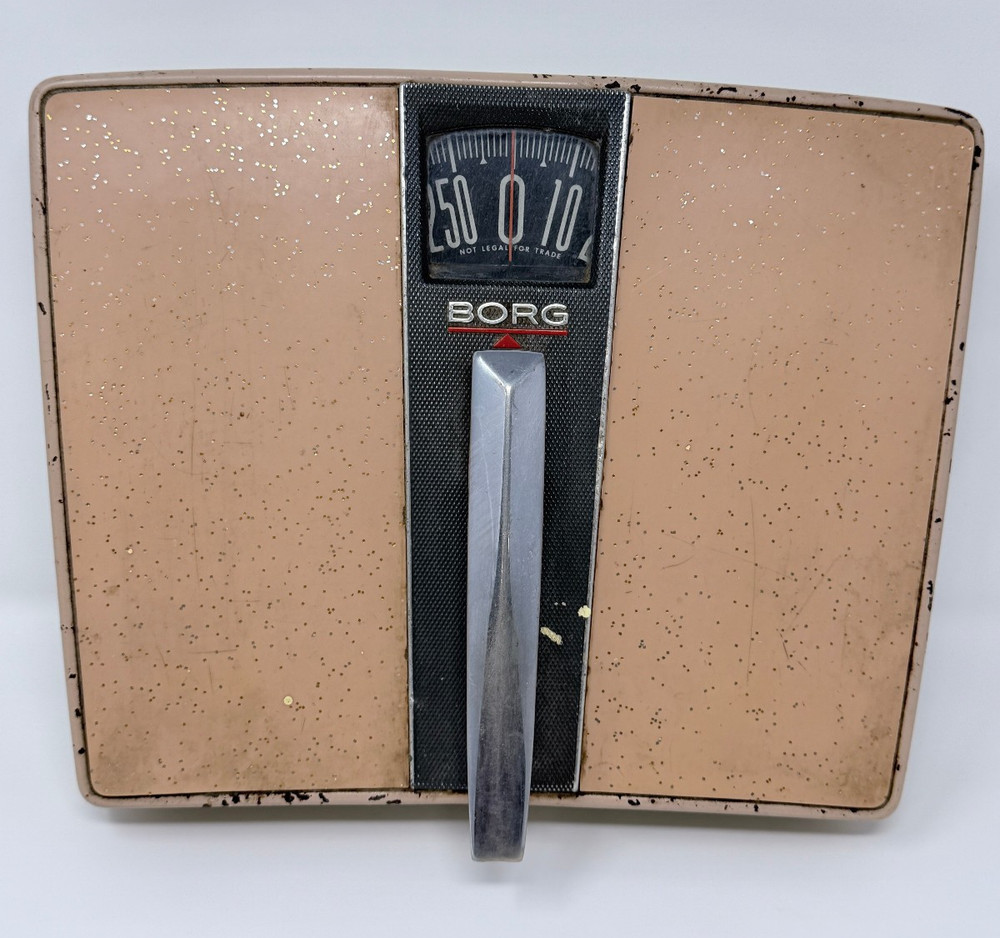 Vintage Borg Bathroom Scale- WORKS