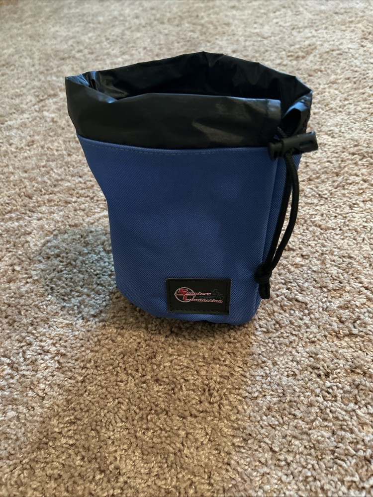 Shooters Connection Brass Bag Blue with Mesh Bottom and Draw String Top