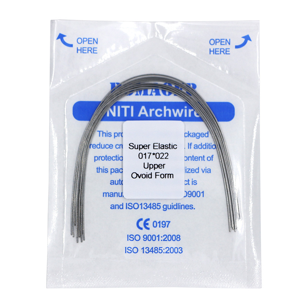 1-200× Dental Orthodontic Super Elastic Niti Rectangular Arch Wire 017×022 Upper