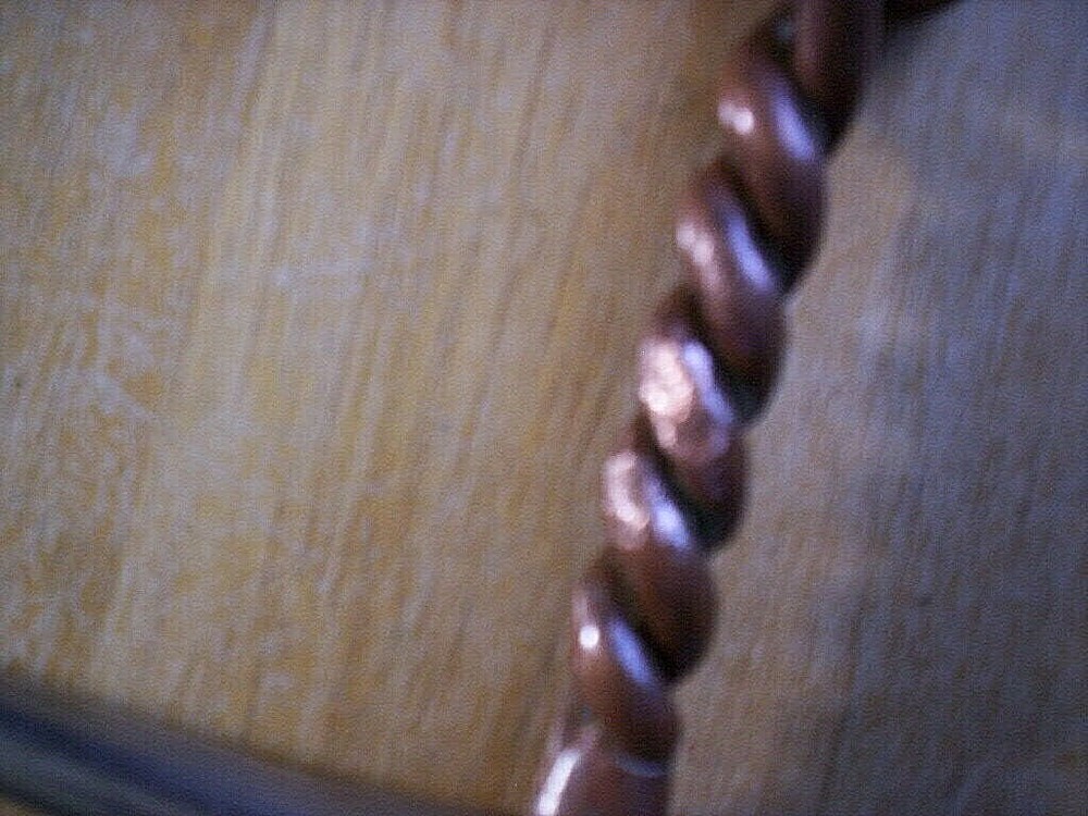 Used Stainless Full Cheek Copper Twisted Wire Snaffle Bit 5" Mouth