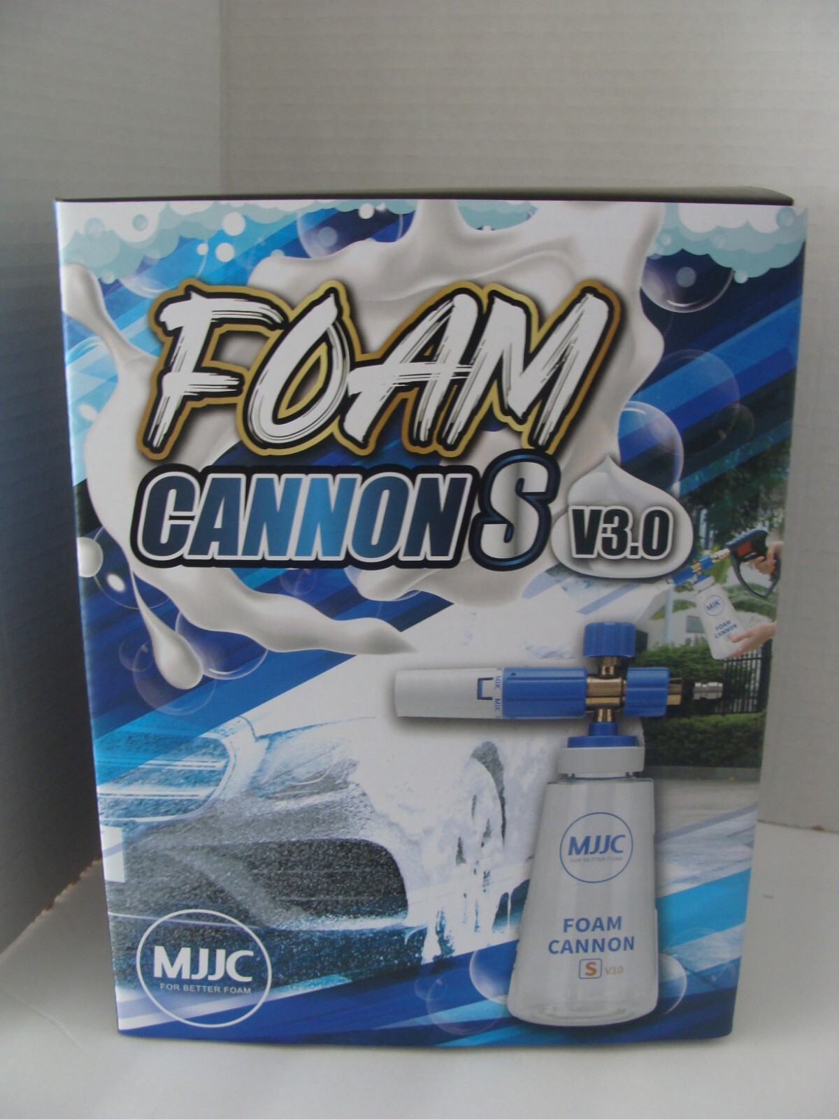 Factory MJJC Foam Cannon S V3.0 with 1/4″ Quick Connector Adapter BRAND NEW