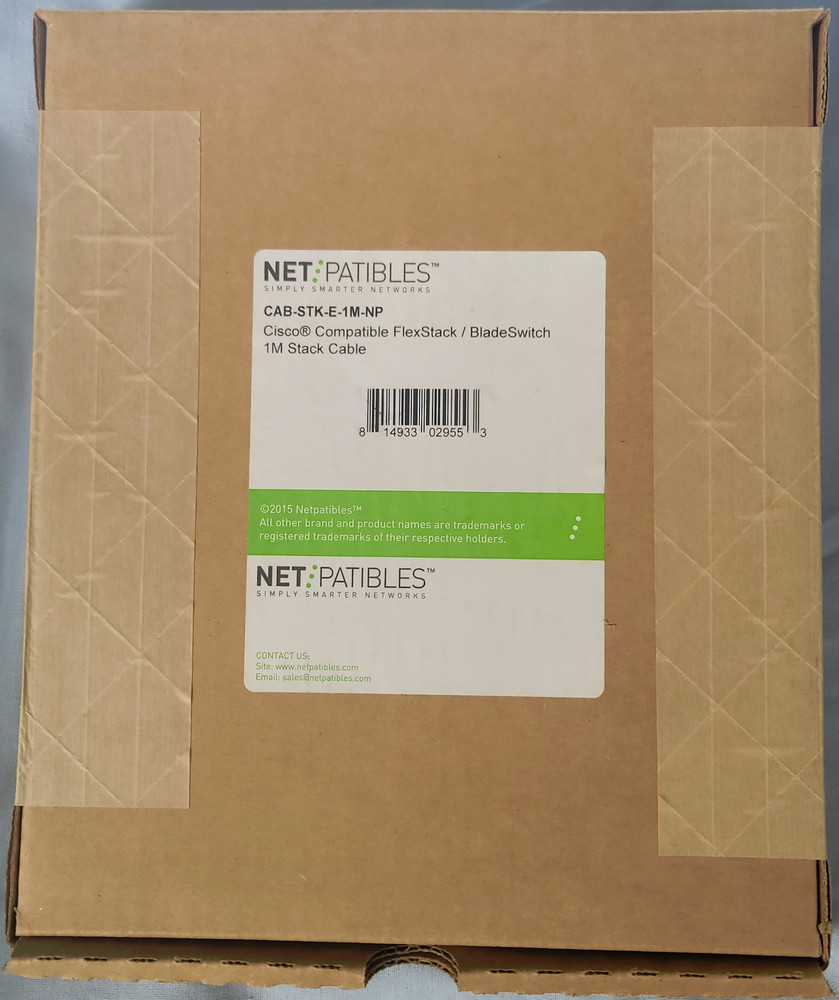 SURPLUS "REDUCED" Netpatibles CAB-STK-E-1M FlexStack / BladeSwitch 1 Meter Cable