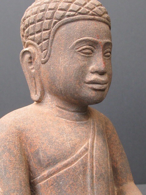 Khmer Buddha In Stone, Cambodia