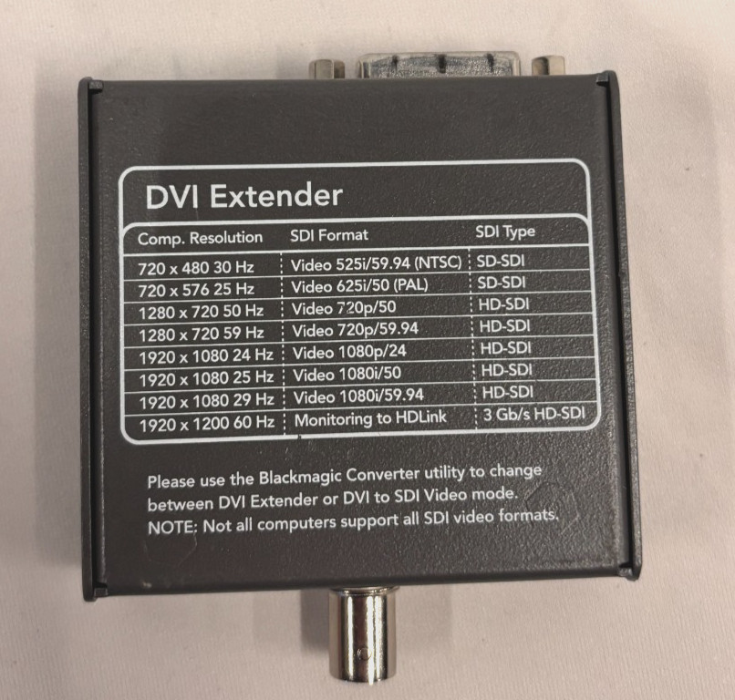 BLACKMAGIC DESIGN DVI EXTENDER