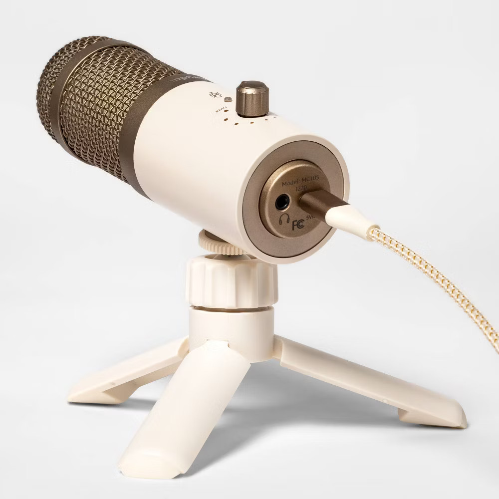 heyday Desktop Microphone - Stone White