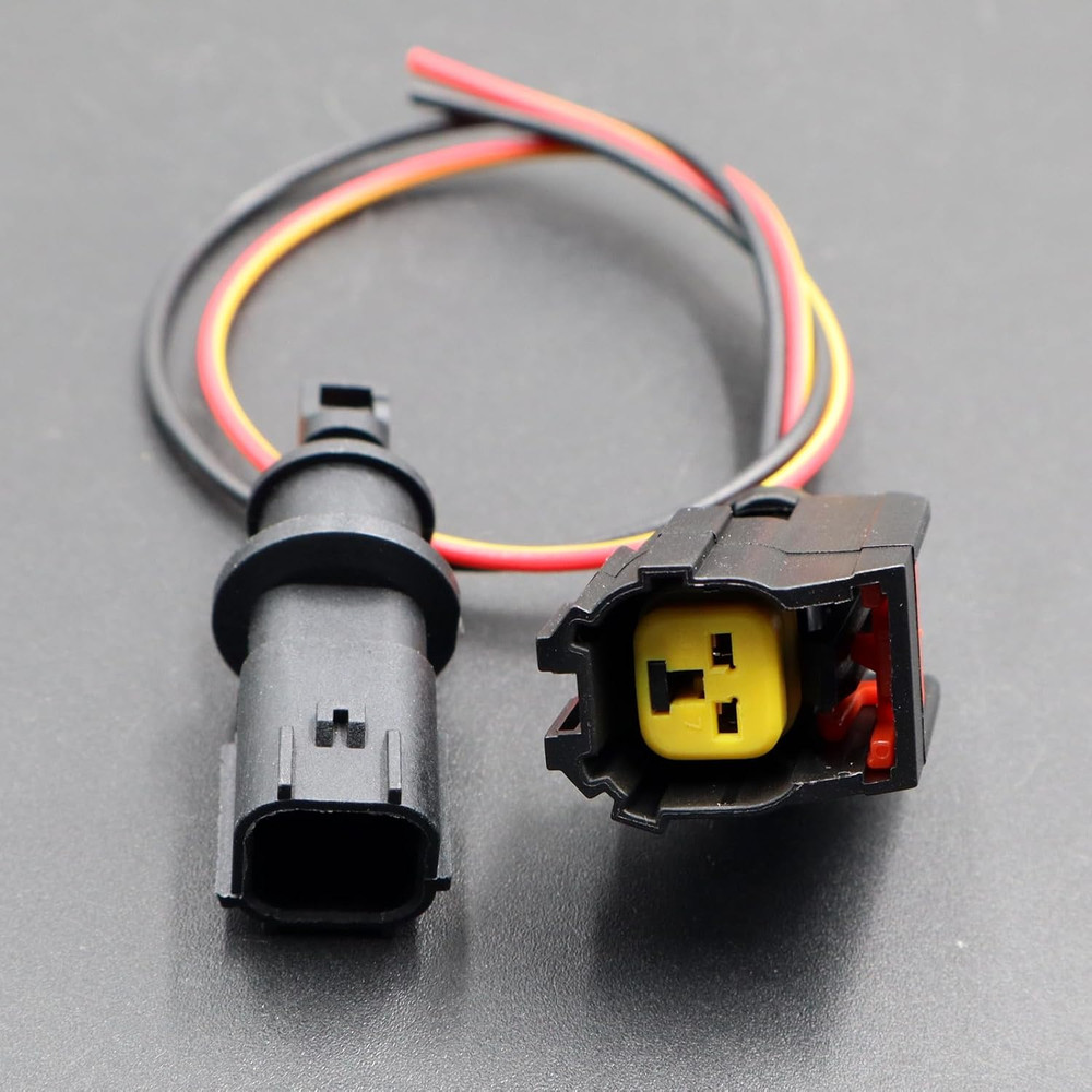 Intake Air Temperature Sensor & Connector Kit Compatible with Chrysler Dodge Jee