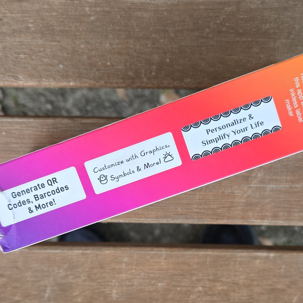 iLive PRINT+STICK Wireless Mini Label Maker Inkless Print Technology