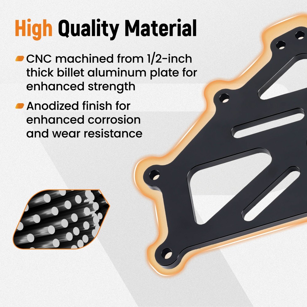 Universal Chevy Engine Adapter Plate For Small Block, Big Block, LS, LT & LSA
