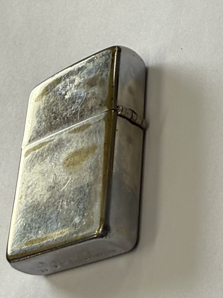 ZIPPO 1968 CHROME OVER BRASS LIGHTER 655