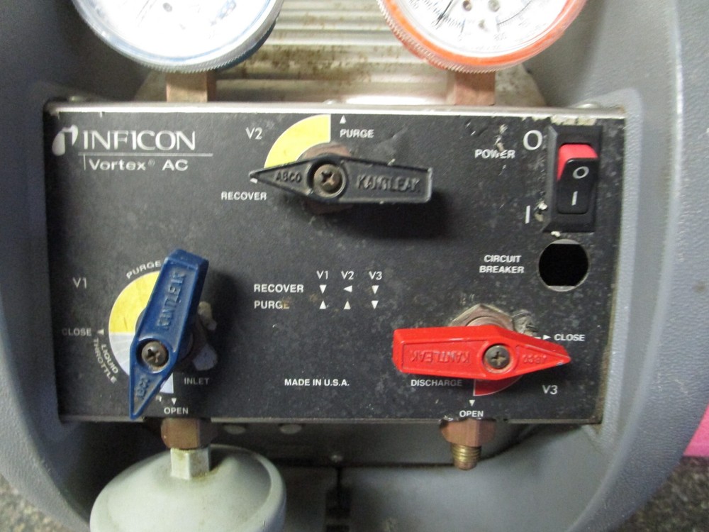 Inficon 714-202-G1 Vortex Dual Refrigerant Recovery Machine