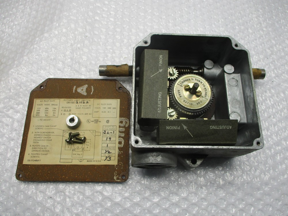 GENERAL ELECTRIC CR115E121122 LIMIT SWITCH NSNP