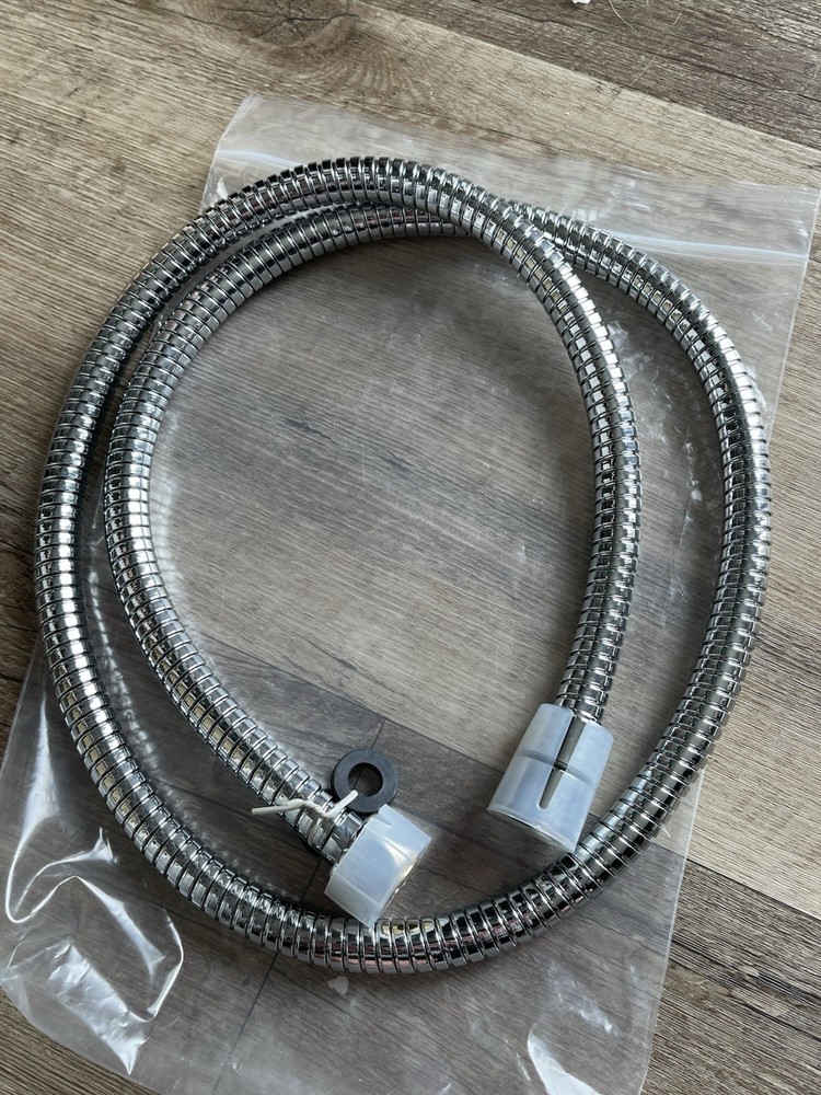 AquaSource Easy Install Chrome Round Handheld Shower Head 2.5-GPM 5spray Pattern