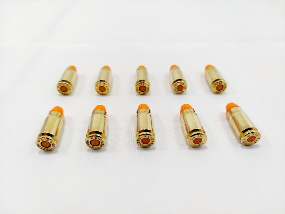 357 SIG Brass Snap caps Training Rounds - Pack of 10