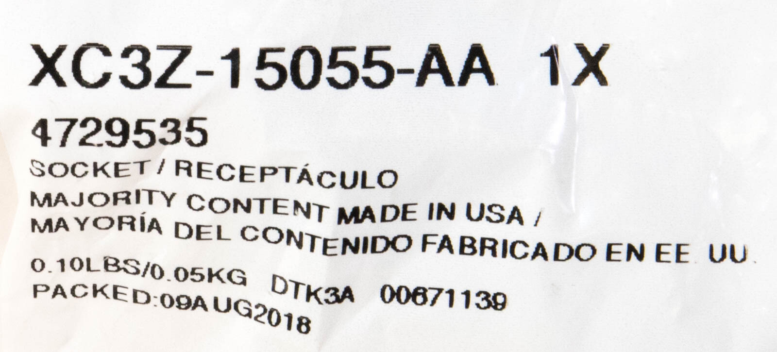 NEW OEM 1999-2020 Ford Dashboard Console Power Outlet Socket Cigarette Lighter