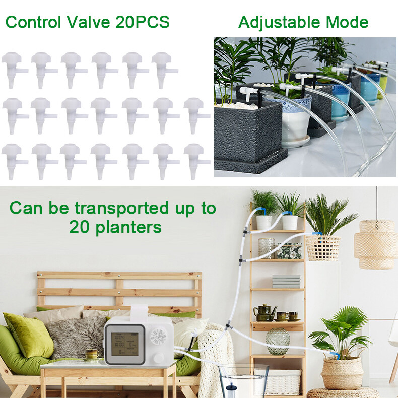 Automatic Irrigation Controller Water Timer for Plants Garden Watering System US