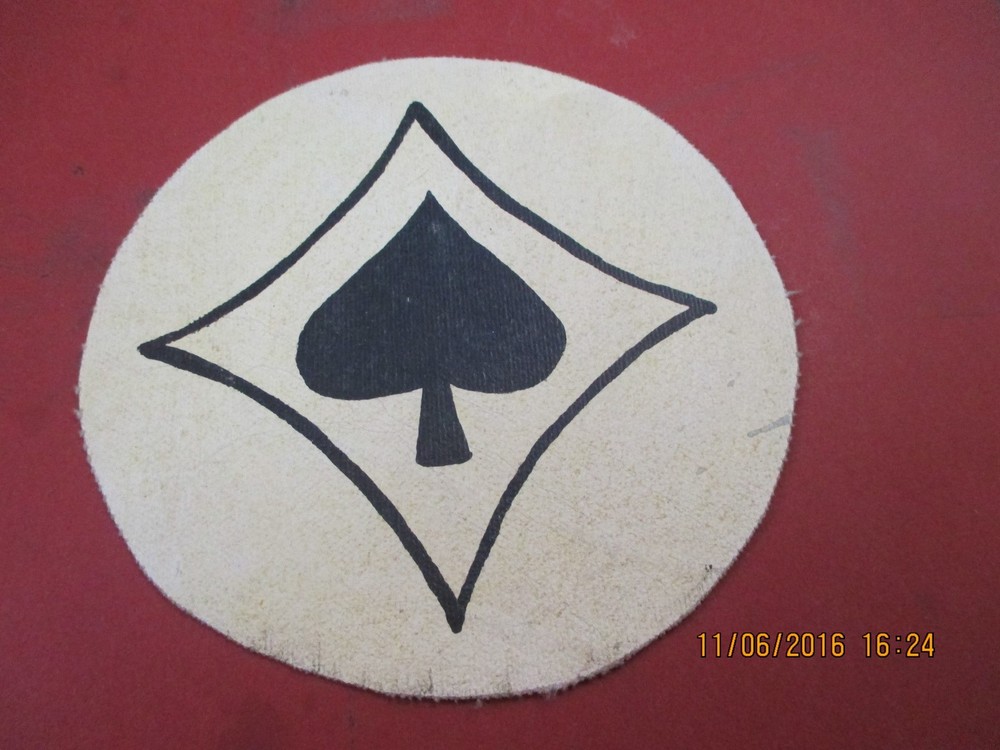 WWII LUFTWAFFE S SHIELD JG 53 PIK-'A" FIGHTER SQDN  FLIGHT JACKET PATCH