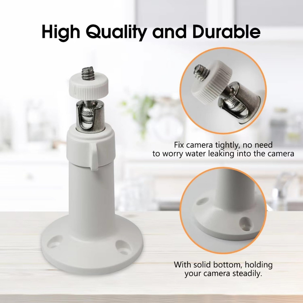 2Pack Wall Mount Bracket for Ring Stick up Cam & Ring Outdoor Cam Plus, Adjustab