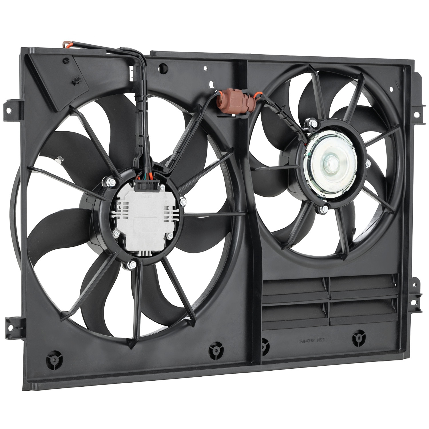 Radiator Cooling Fan Assembly For VW Golf Jetta CC Beetle Passat Tiguan AUDI A3