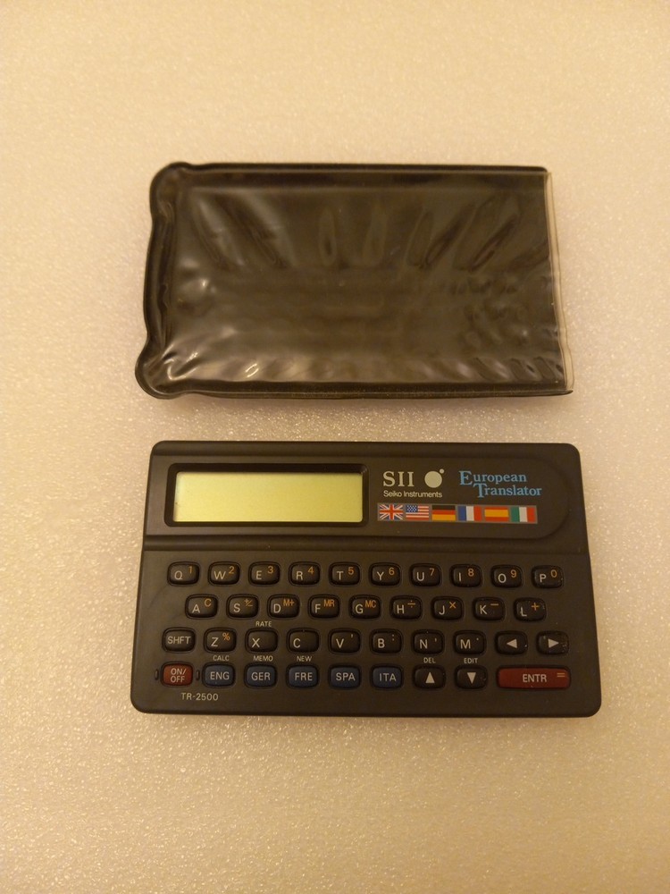 Seiko Instruments TR-2500 European Translator