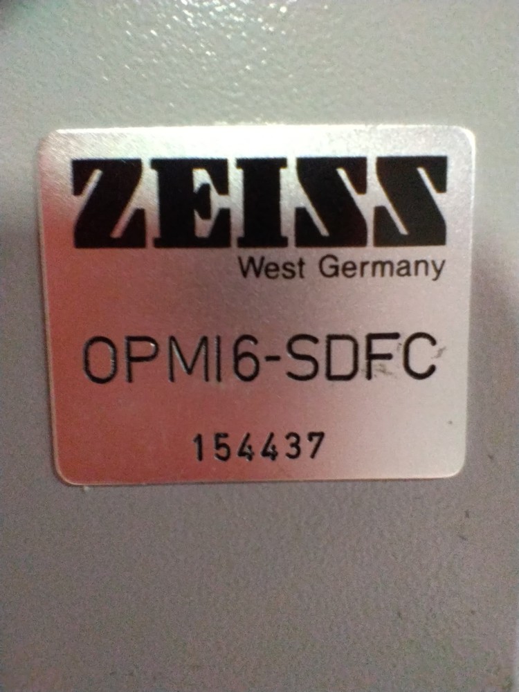 Carl Zeiss OPMI 6-SDFC / S3 Surgical Microscope