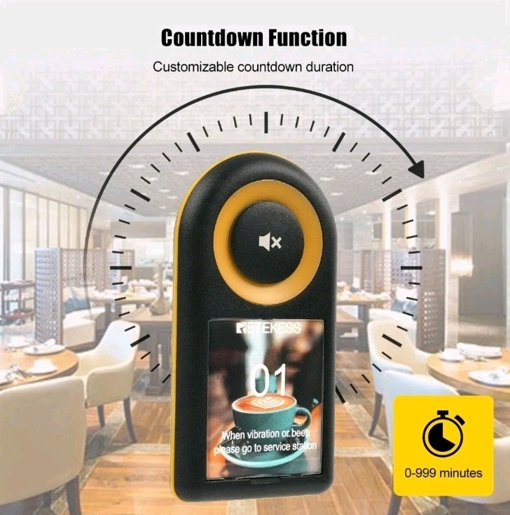 RETEKESS TD169 20 Replacement Pagers ONLY Calling System Not Included Pager