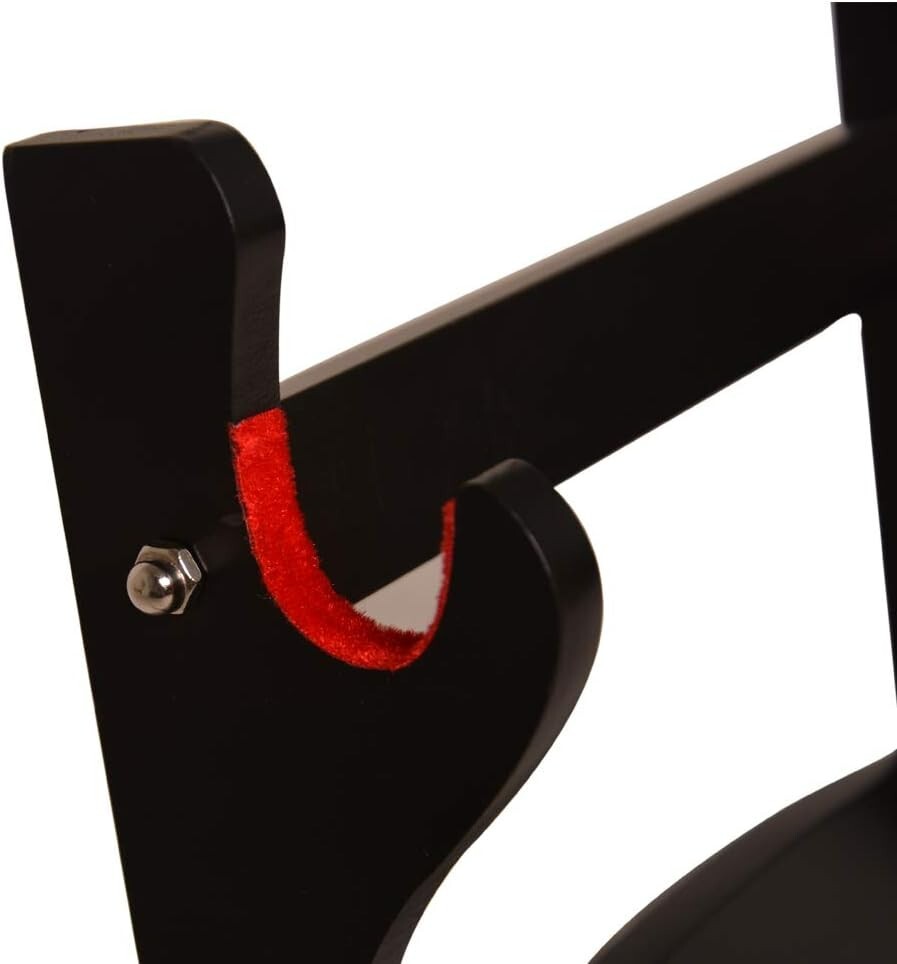 Decorative Two Tier Sword Display Wall Mount Katana Hanger Stand Samurai Classic