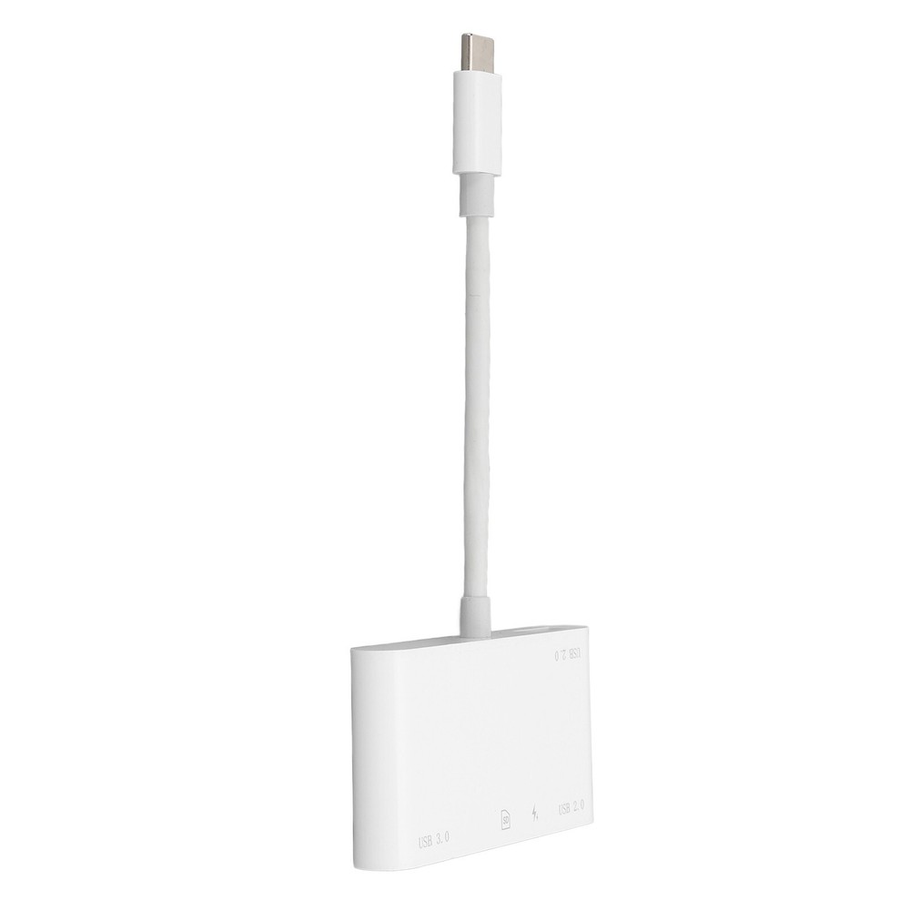 6 in 1 Memory Card Reader Plug and Play High Speed USB C Smart Camera Storage