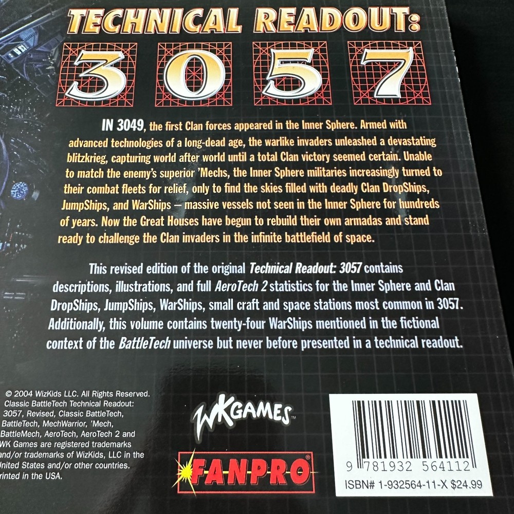 BattleTech FanPro 35007: Technical Readout 3057 (2004)
