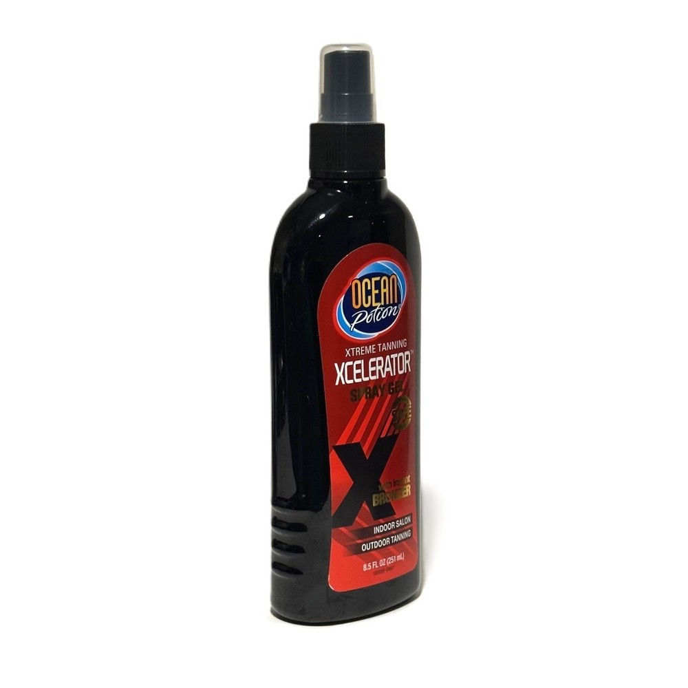 2 Pack Ocean Potion Xtreme Tanning Xcelerator Spray Instant Bronzer 8.5 oz