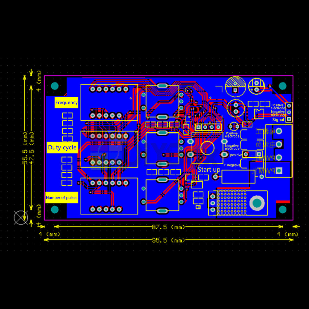 Adjustable PWM Pulse Frequency Duty Cycle Number PWM Dimming Speed Control