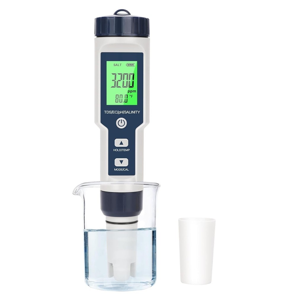 4-in-1 Multifunctional Water Quality Tester Open Box