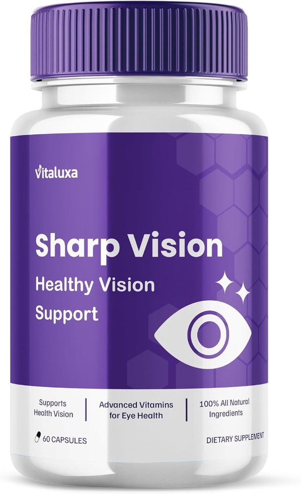 Sharp Vision Eye Support Supplement & Vitamins for Eye (60 Capsules)